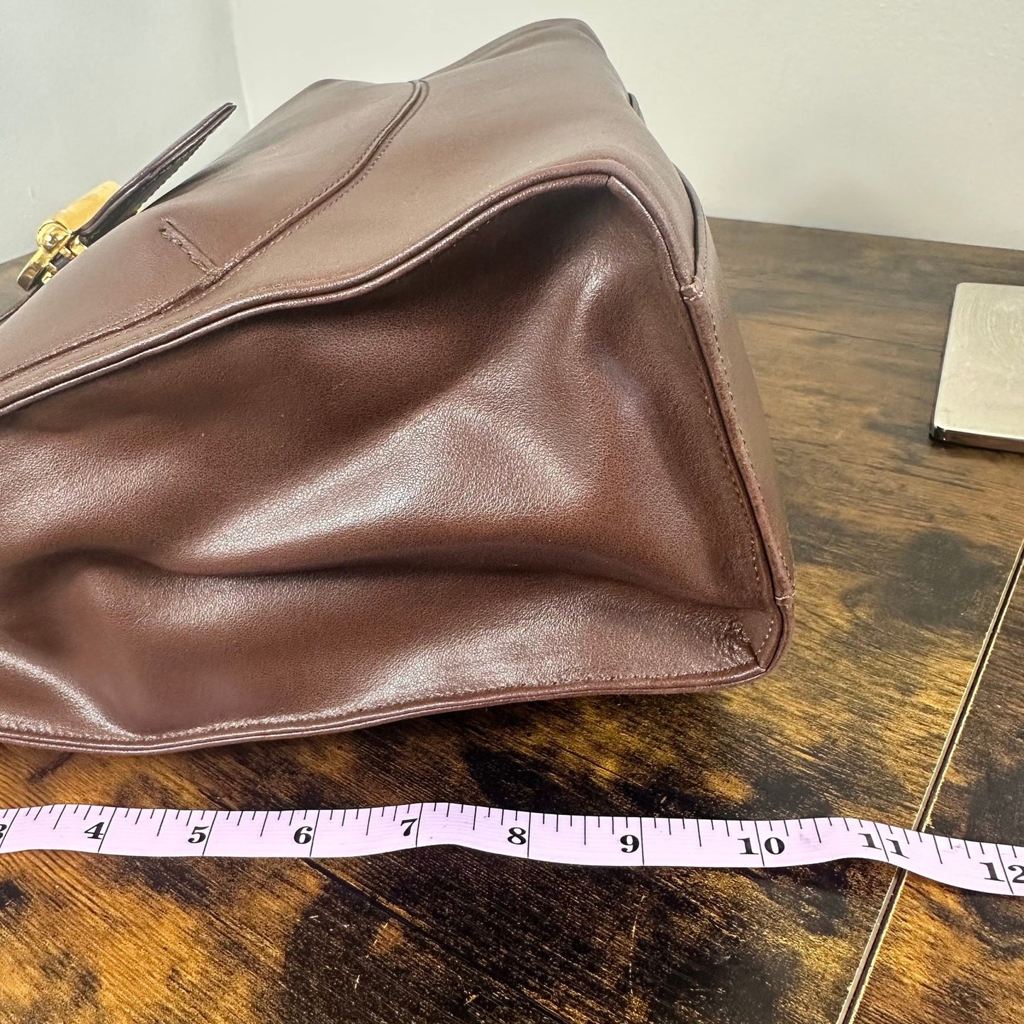 Vintage Chloe Brown Leather Sling Bag Backpack Authentic