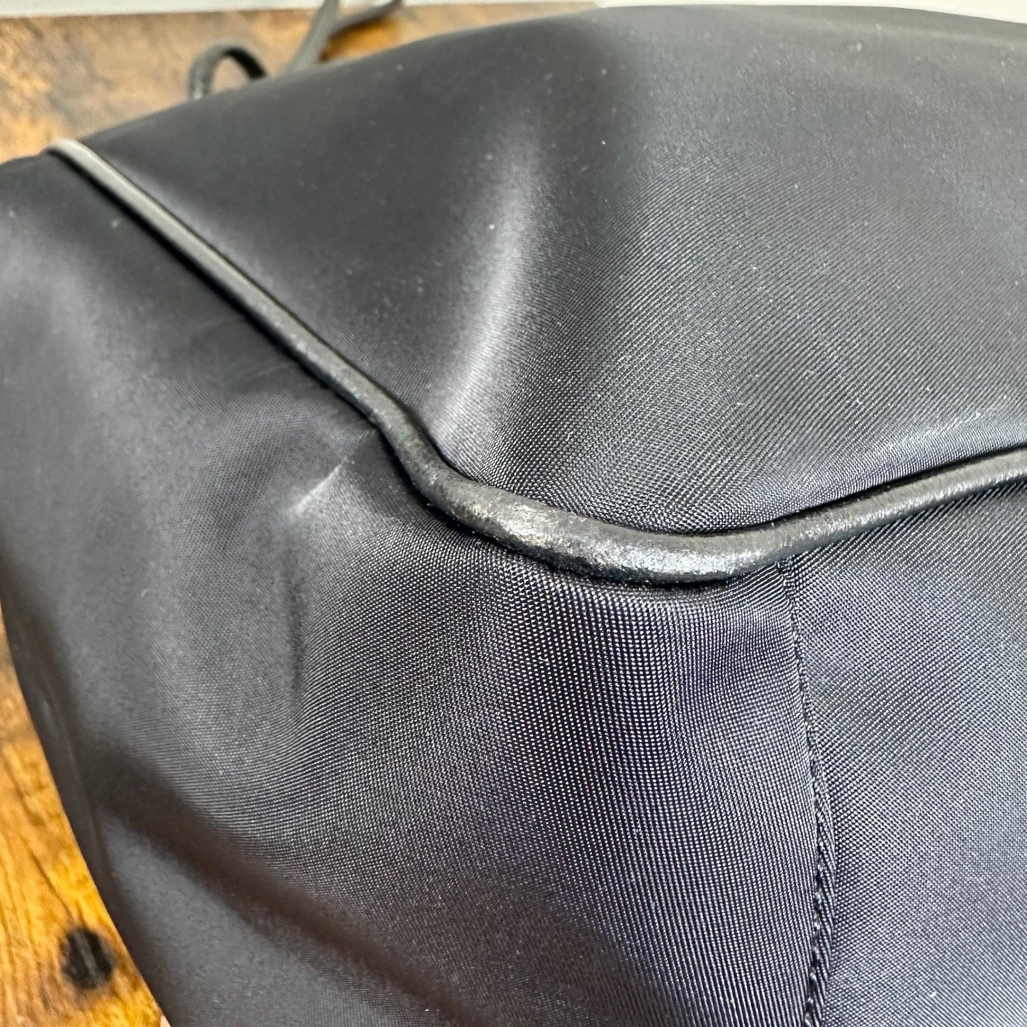 Gianni Versace Black Nylon Medusa Logo Tote Bag Made in Italy Authentic Vintage