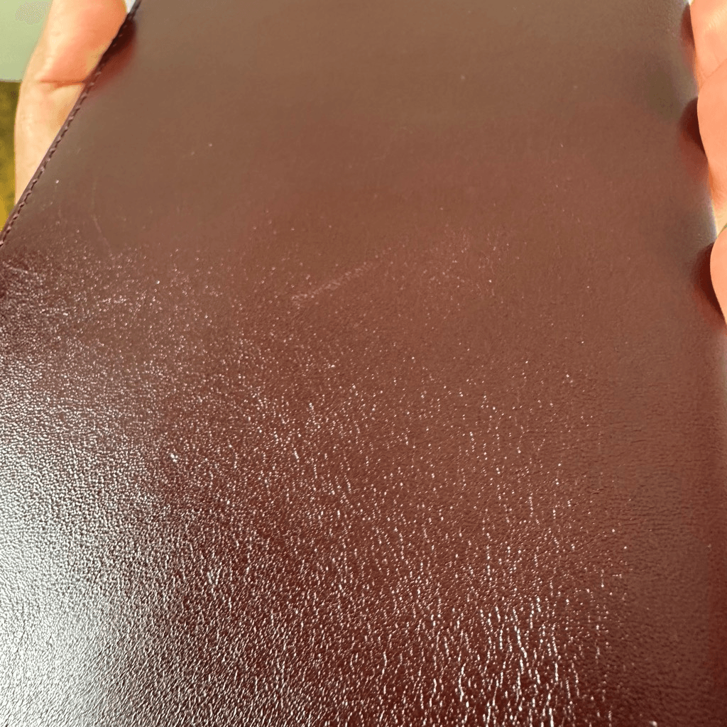 Cartier Vintage Bordeaux Leather Long Bifold Vertical Wallet