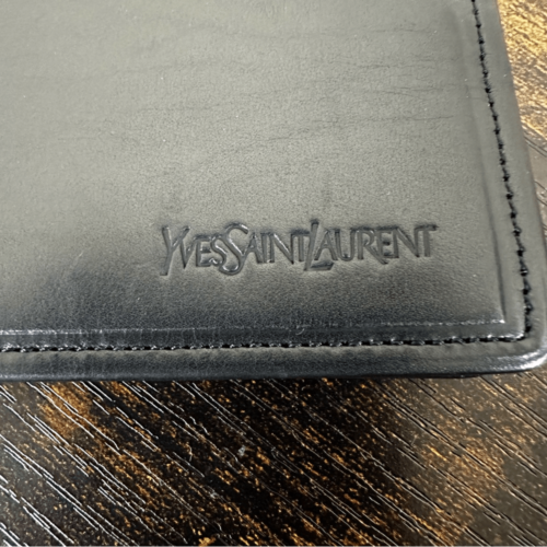 Yves Saint Laurent YSL Coin Card Case Black W/ Certificate of Authenticity