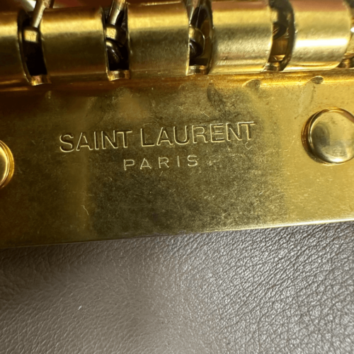 Yves Saint Laurent YSL Leather 6 Key Case Beige W/ Certificate of Authenticity