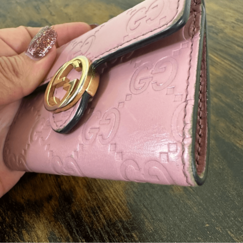 Gucci Interlocking G 6 Key Holder Pink W/ Certificate of Authenticity