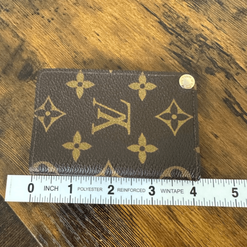 Louis Vuitton Monogram Vintage Business Card Holder Wallet W/ Certificate of Aut