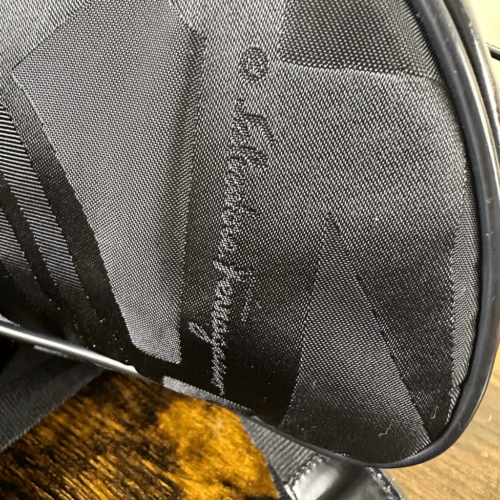 Ferragamo Nylon Leather Backpack Black W/ Certificate of Authenticity