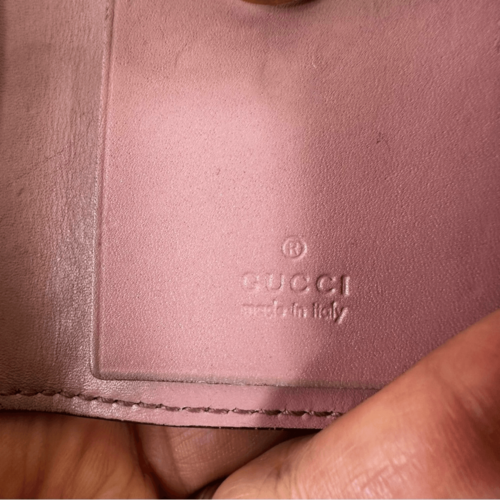 Gucci Interlocking G 6 Key Holder Pink W/ Certificate of Authenticity