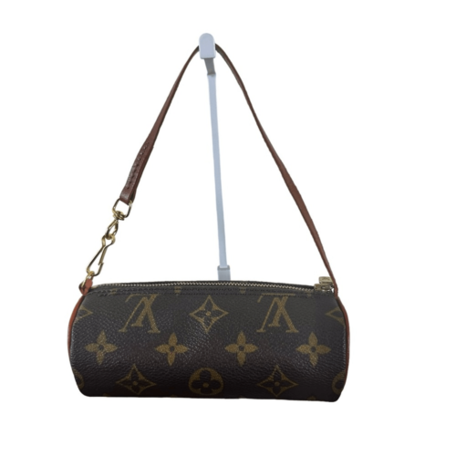 Louis Vuitton Monogram Mini Papillon Pouch Bag With Certificate Of Authenticity