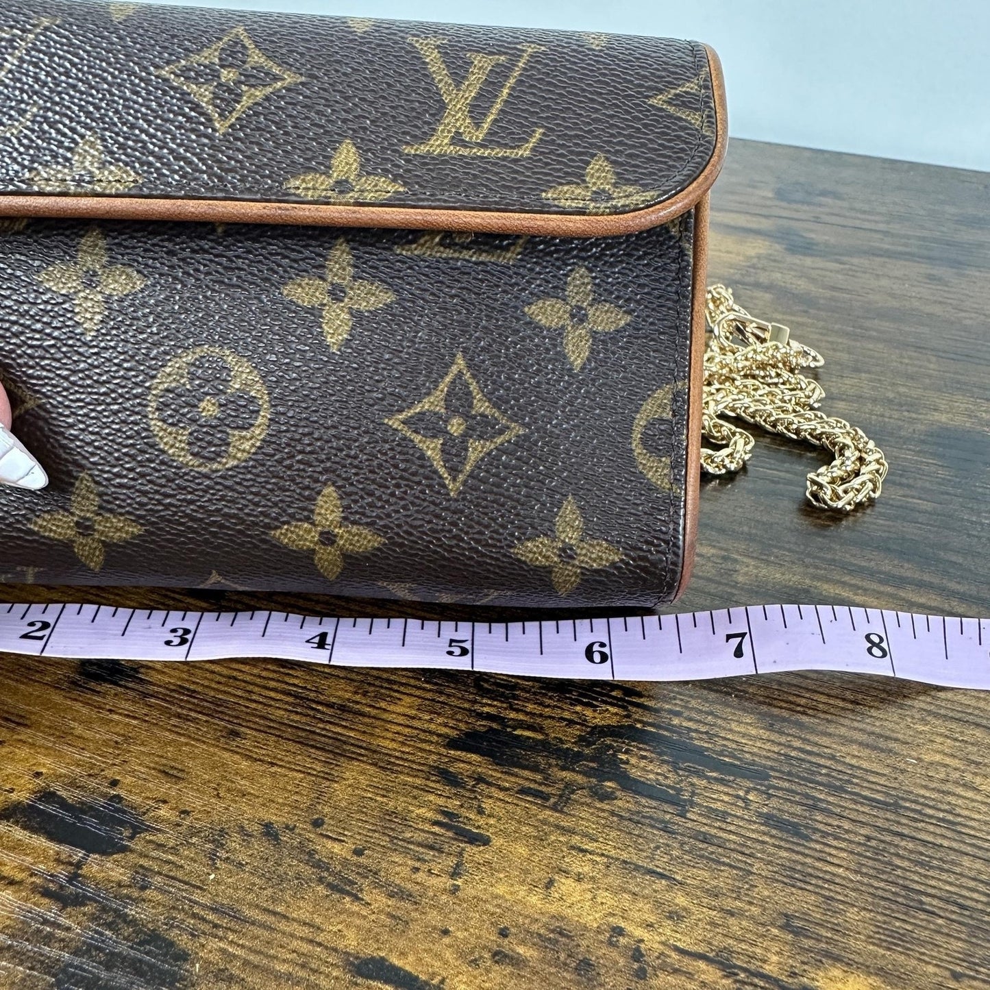 Louis Vuitton Florentine Pouch Waist Bag Fanny Pack Small Brown Monogram Canvas
