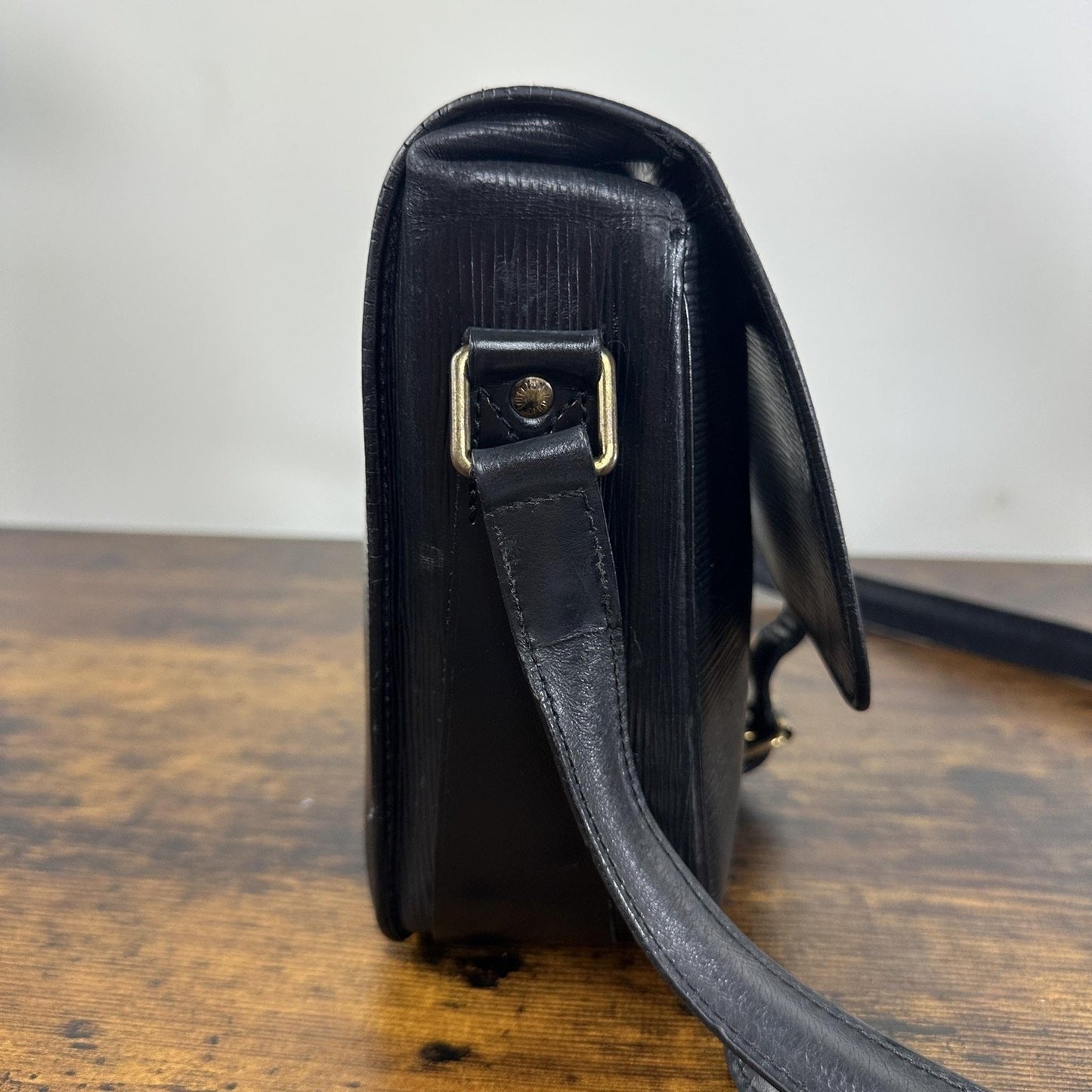 Louis Vuitton Vintage Cartouchiere Crossbody Bag Small Leather France MI0970