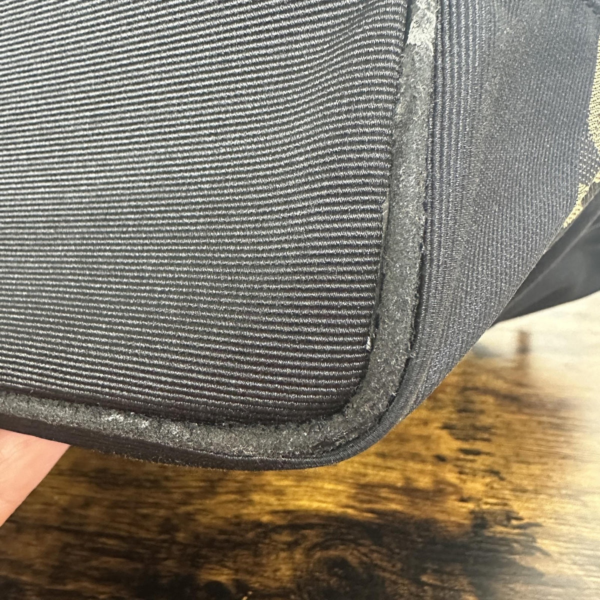 Fendi Roma Shopper Tote Bag Medium Black Nylon Logo Handles Italy Designer