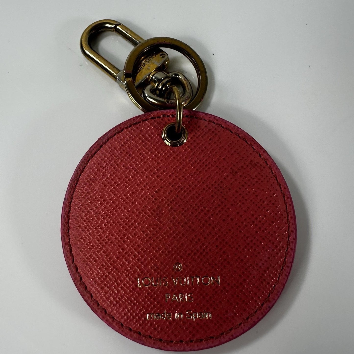 Louis Vuitton Floral Keyring Womens One Size Multicolor Monogram Spain Keychain