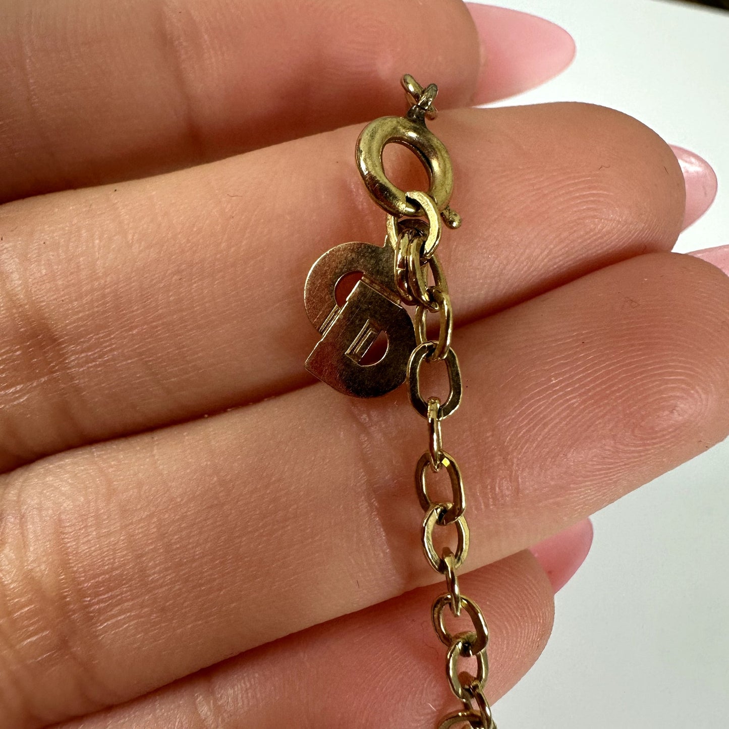 Christian Dior Vintage Gold Tone Crystal Solitaire Collar Necklace