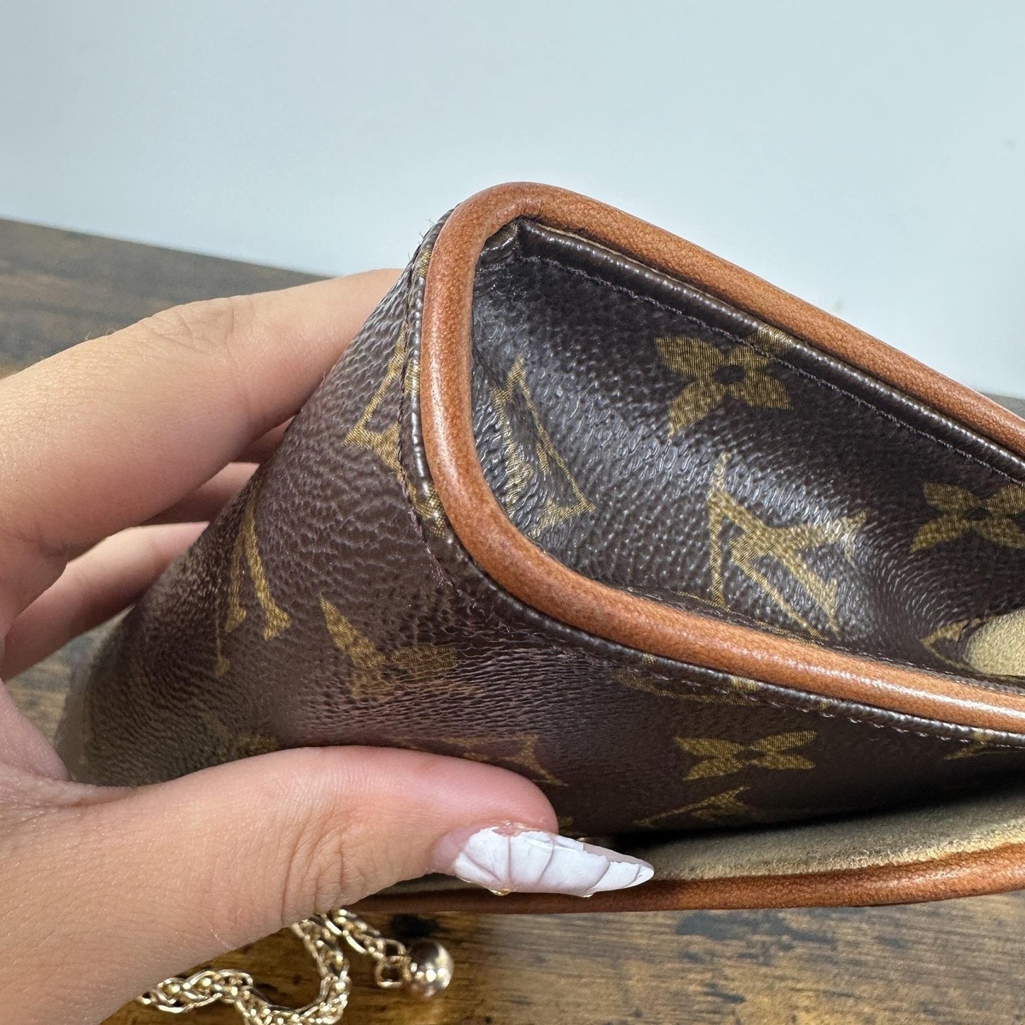 Louis Vuitton Florentine Pouch Waist Bag Fanny Pack Small Brown Monogram Canvas