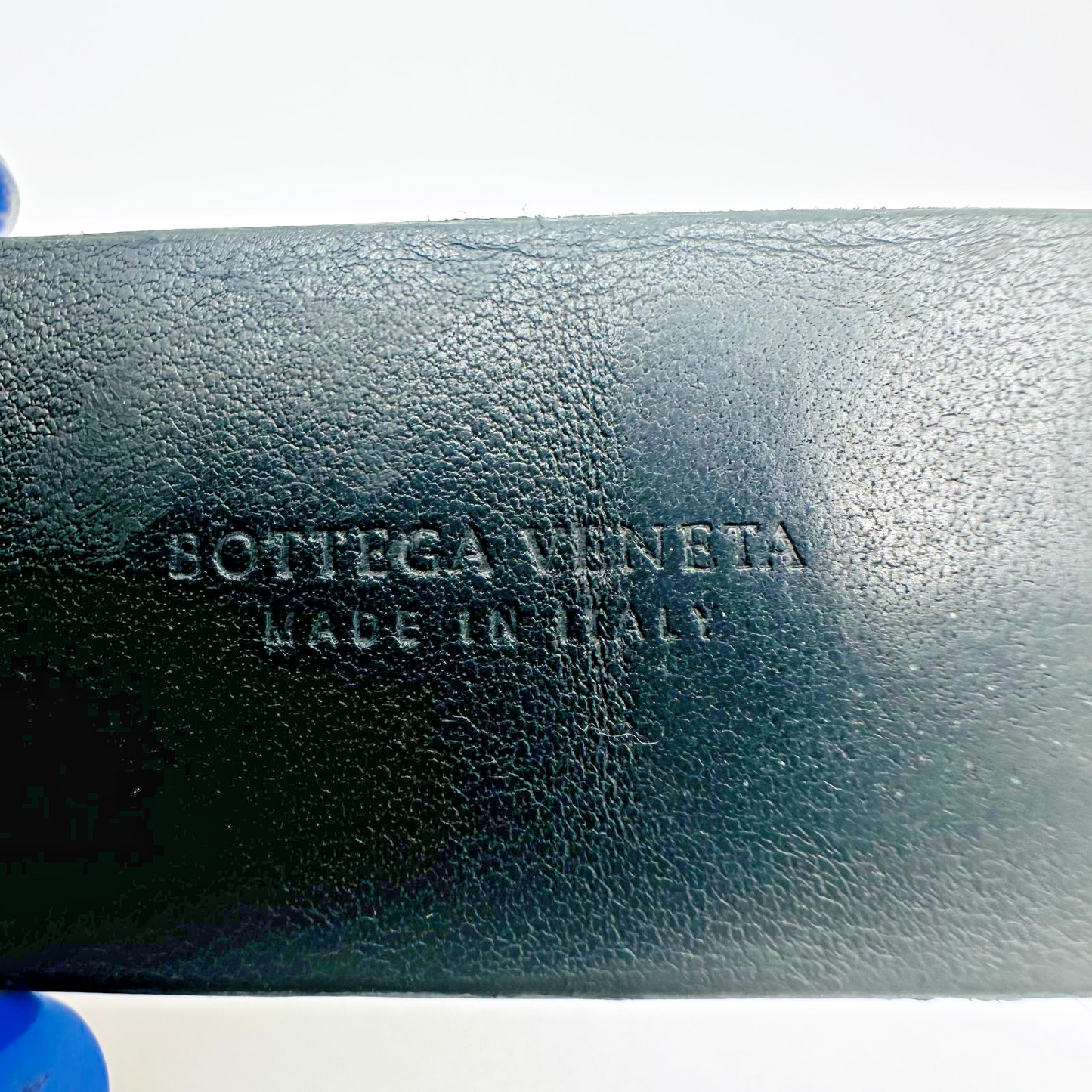 Bottega Veneta Black Intrecciato Leather Money Clip Magnetic Slim Minimalist
