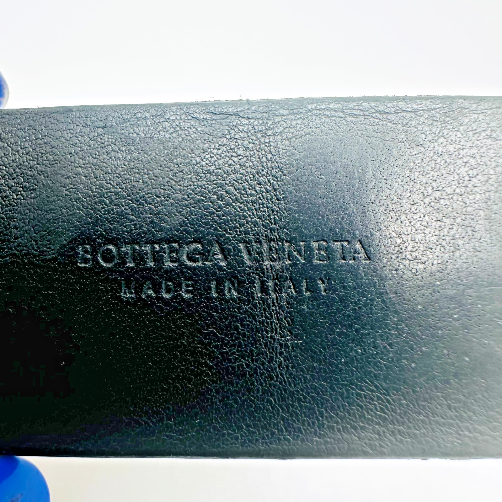 Bottega Veneta Black Intrecciato Leather Money Clip Magnetic Slim Minimalist