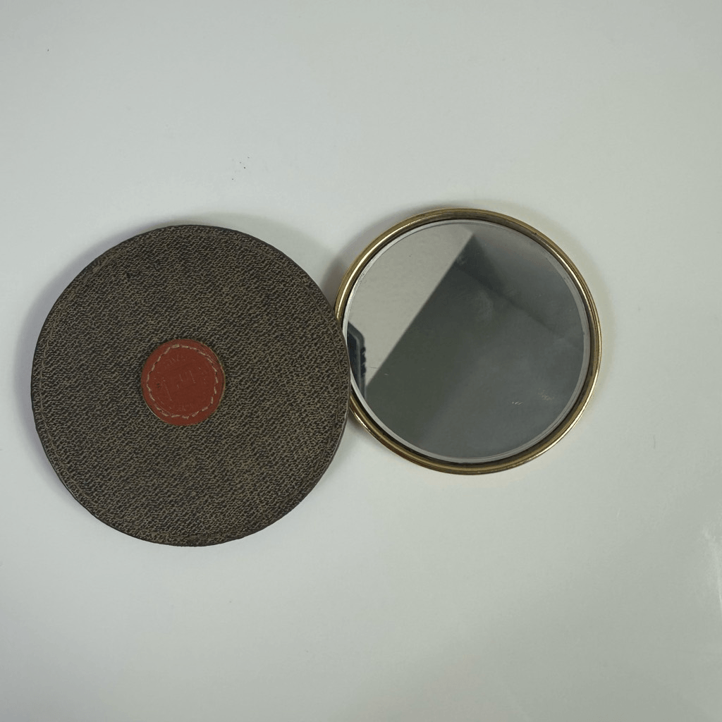 FENDI FF Vintage Mirror Case With Hand Mirror