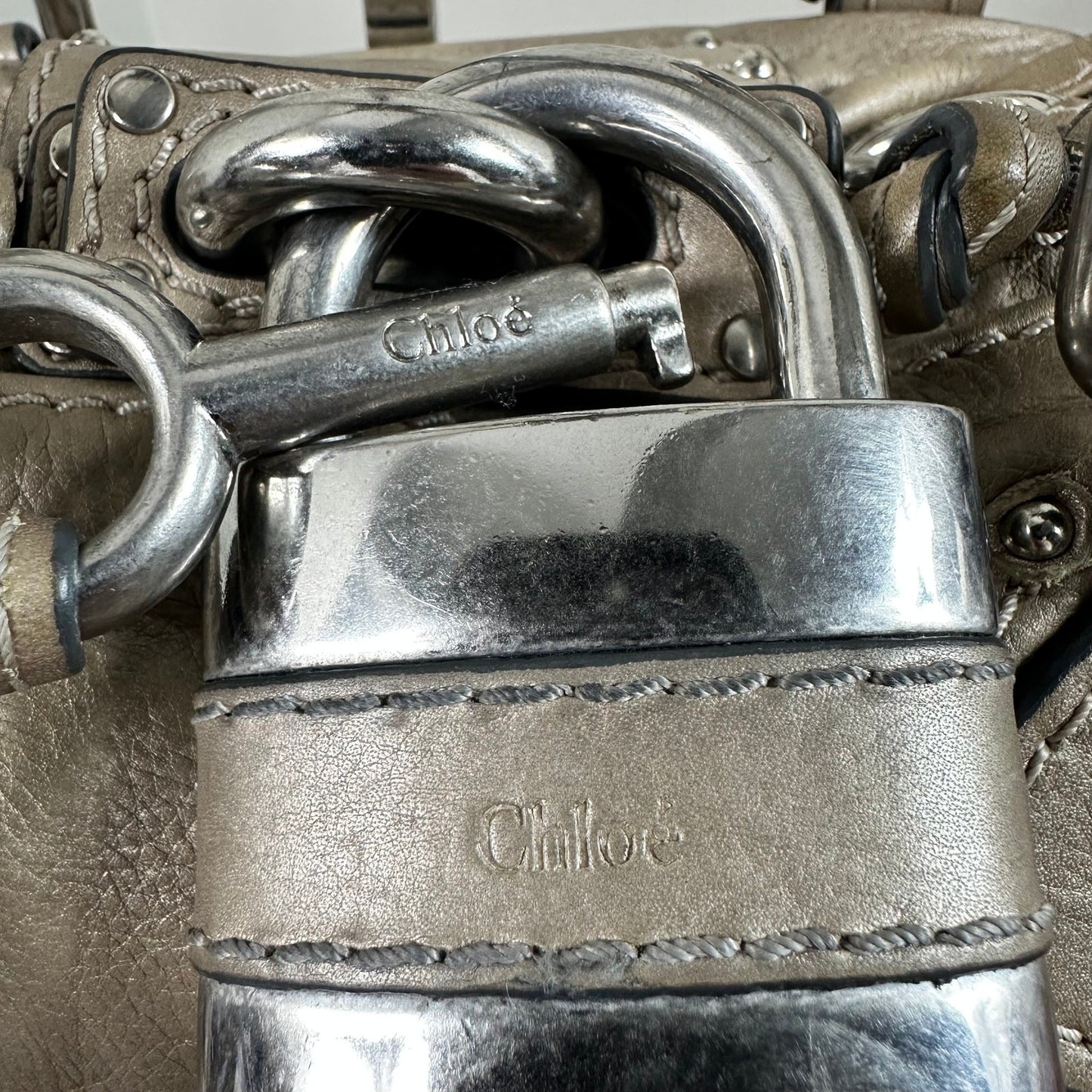 Chloe Paddington leather mini handbag