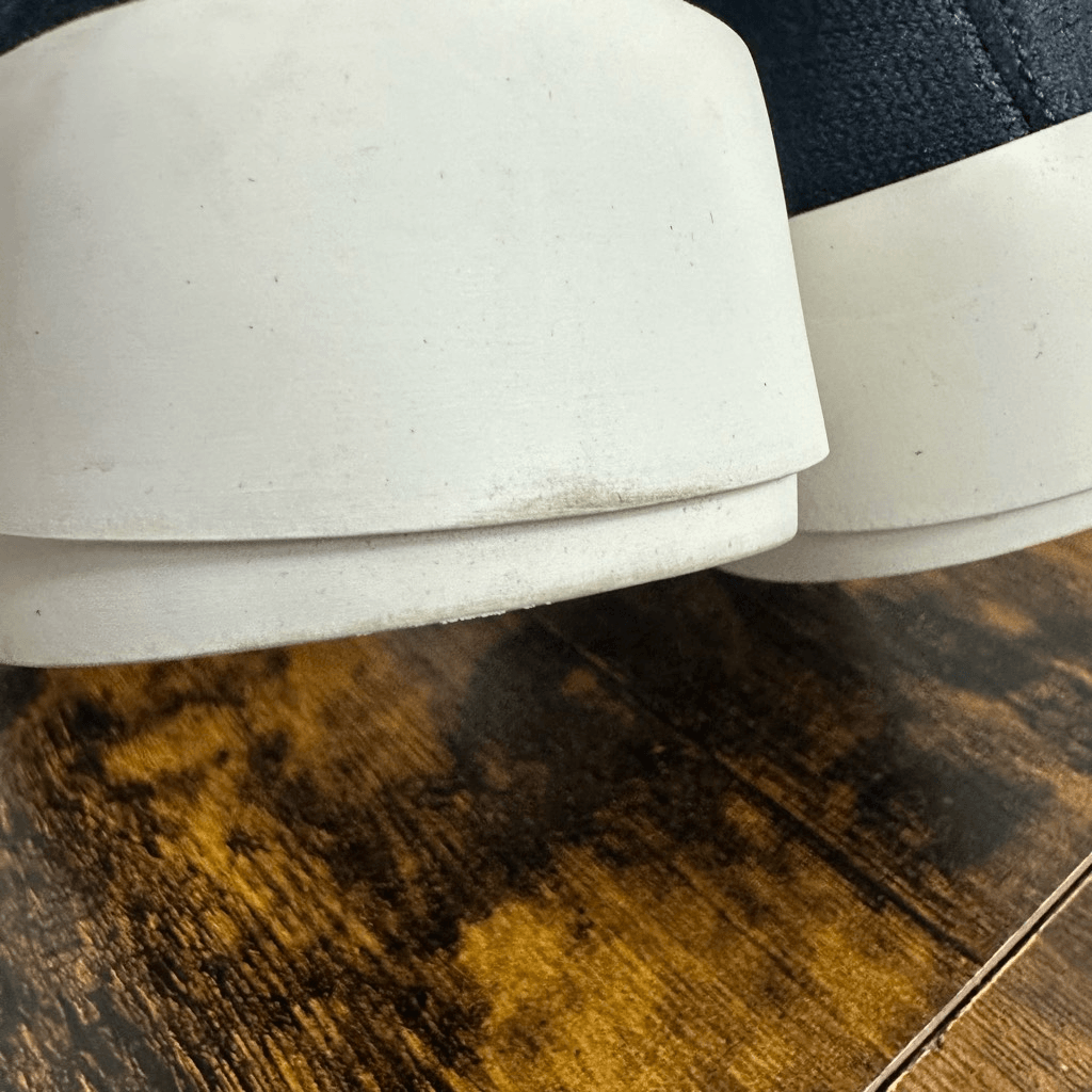 Off White Virgil Abloh Moto Wrap Neoprene High Top Sneakers Women Sz 38/8 US AUT