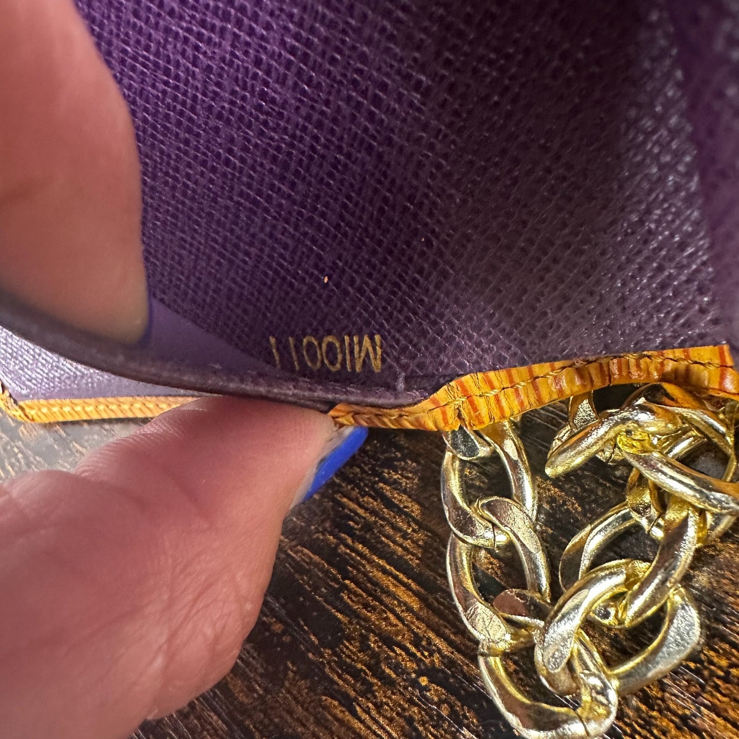 Louis Vuitton Vintage Yellow Epi Leather Compact Wallet