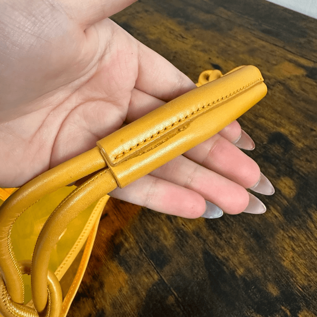 Dolce & Gabbana D&G Rhinestone Embellished Clear Orange Vinyl Tote Bag