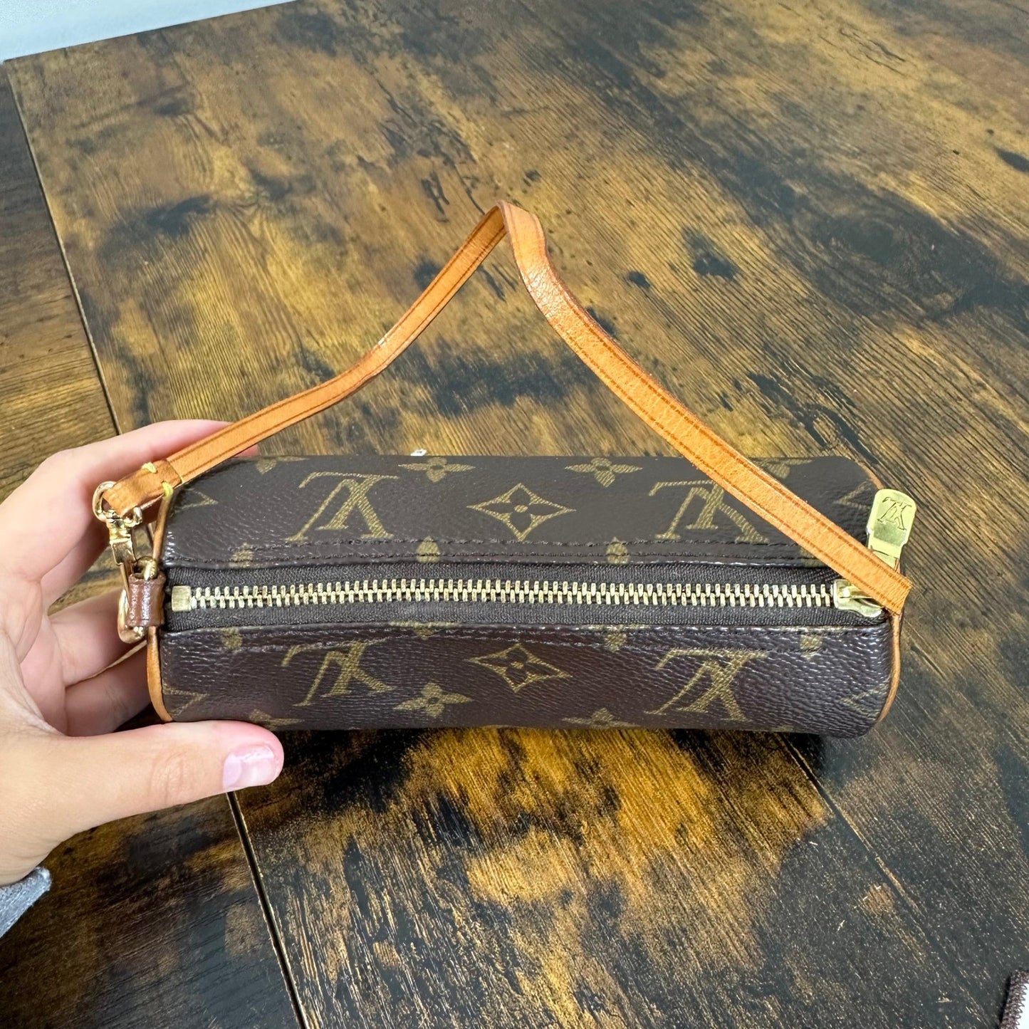 Louis Vuitton Monogram Mini Papillon Accessories Pouch Bag Vintage Authentic