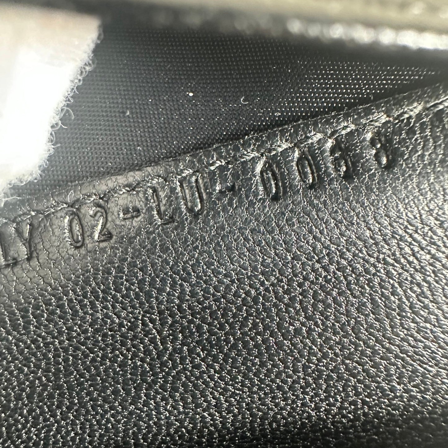 Christian Dior Black Woven Leather Wallet Wristlet Chain Strap Authentic Vintage