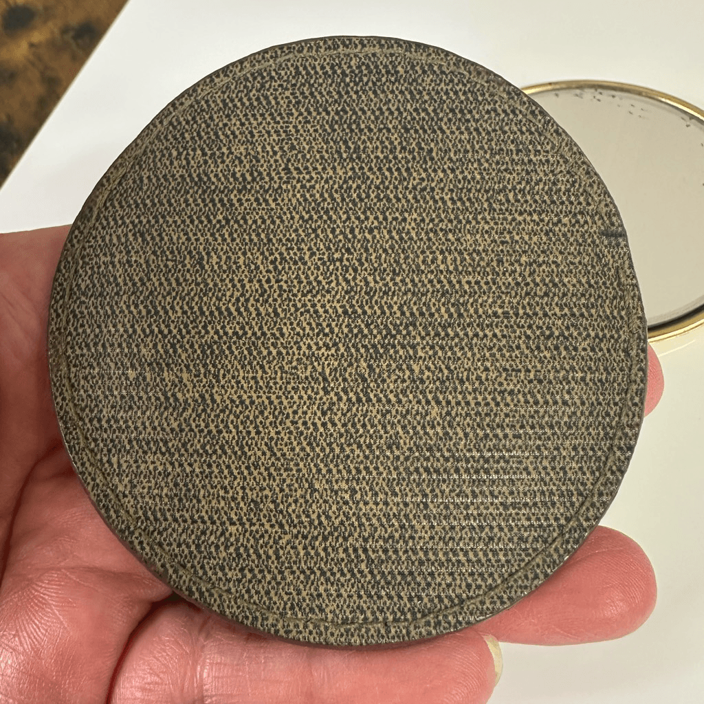 FENDI FF Vintage Mirror Case With Hand Mirror