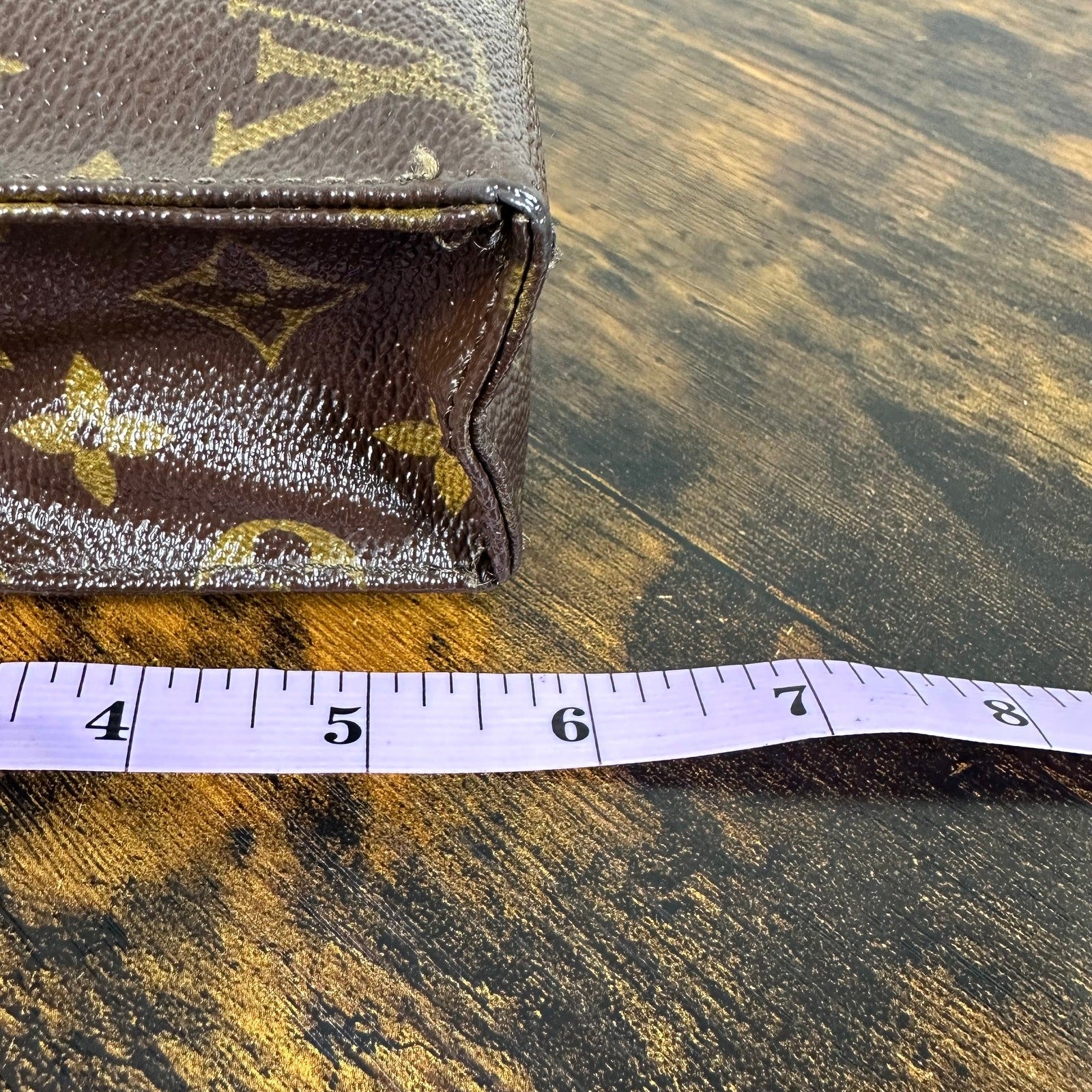 Louis Vuitton Monogram Pochette Toilette 19 Bag Pouch Cosmetics Toiletry Vintage