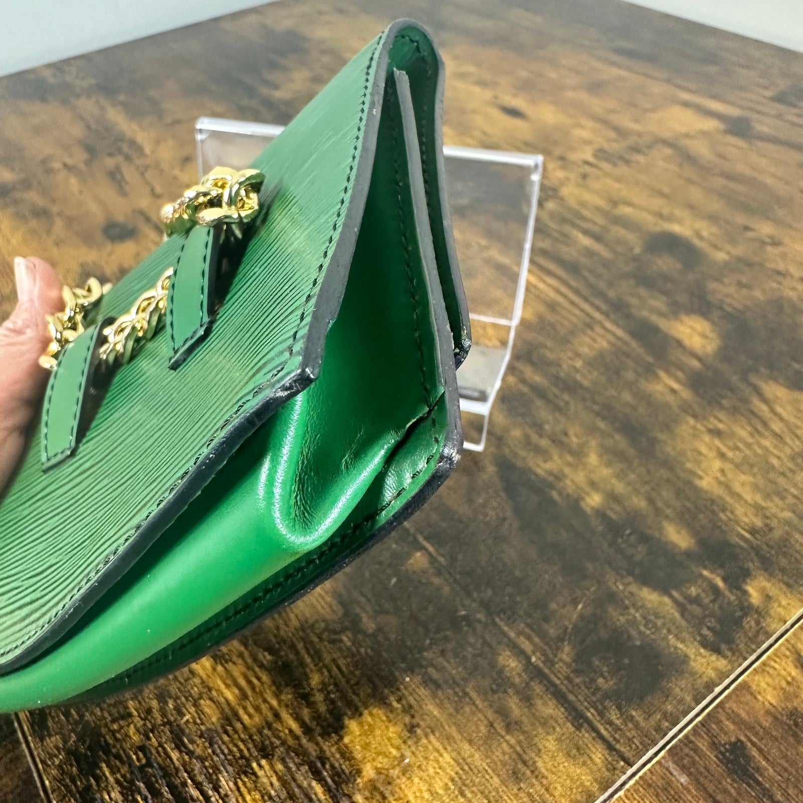 Louis Vuitton Green Epi Leather Vintage Waist Belt Bag Fanny Pack Authentic