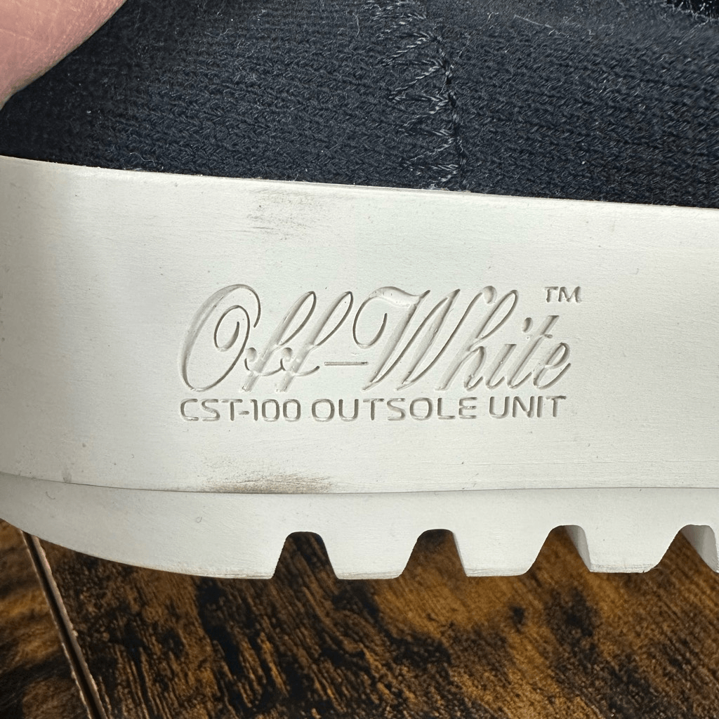 Off White Virgil Abloh Moto Wrap Neoprene High Top Sneakers Women Sz 38/8 US AUT