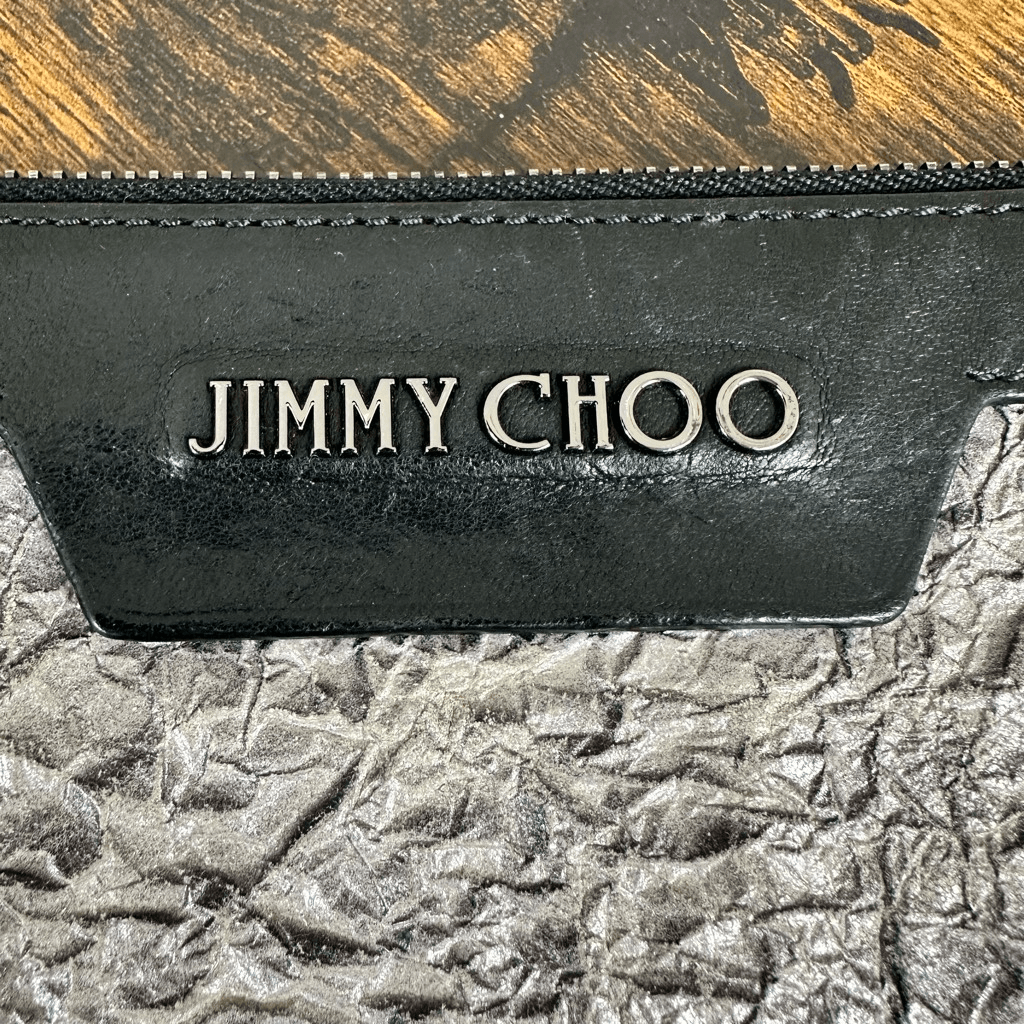 Jimmy Choo Derek Clutch Bag Crossbody Converted