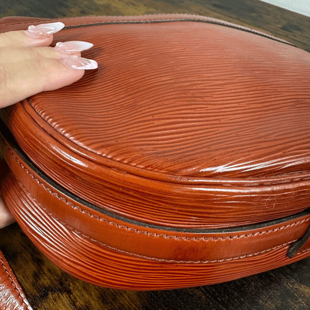 Louis Vuitton Vintage Bag Jeune Fille Brown Epi Leather Crossbody