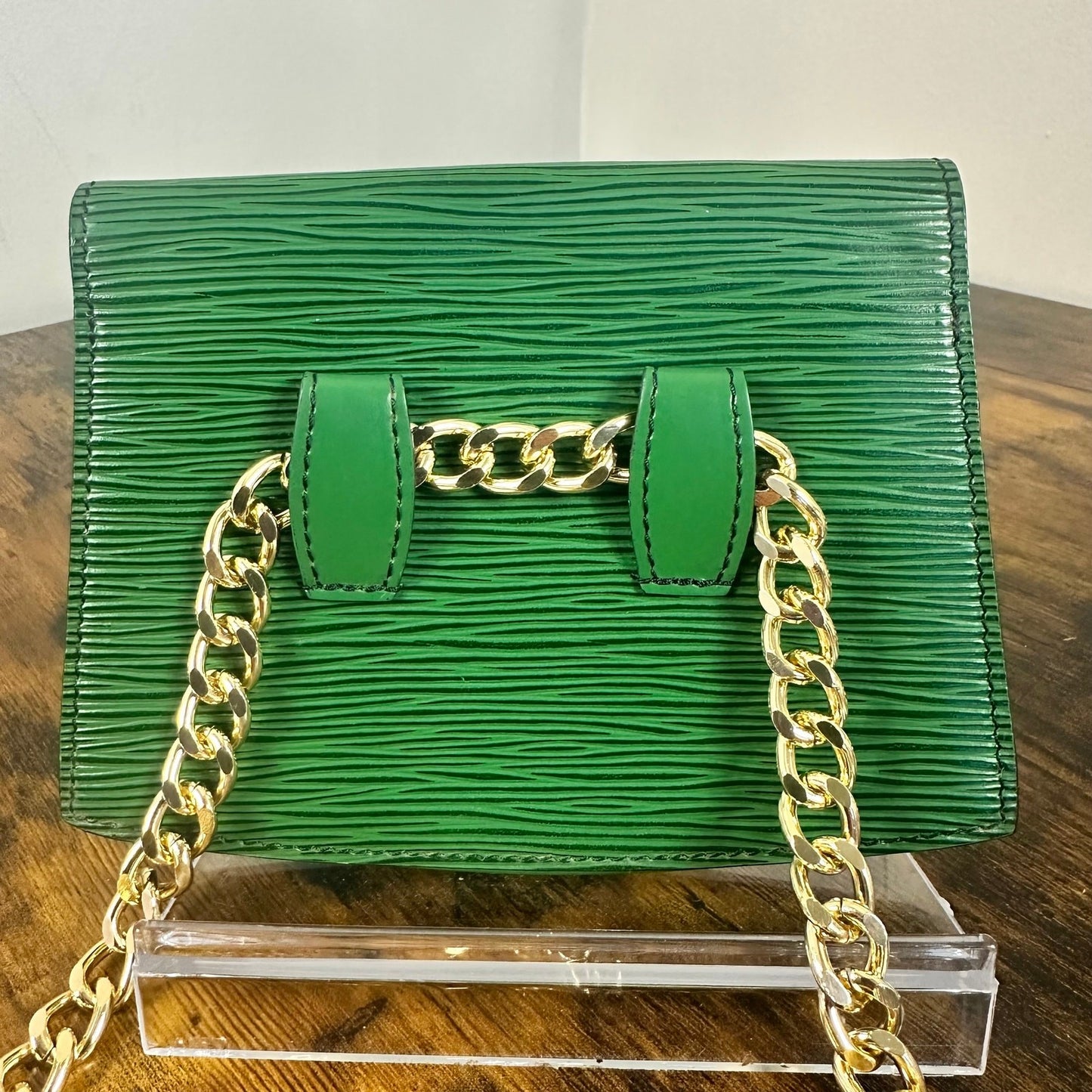 Louis Vuitton Green Epi Leather Vintage Waist Belt Bag Fanny Pack Authentic