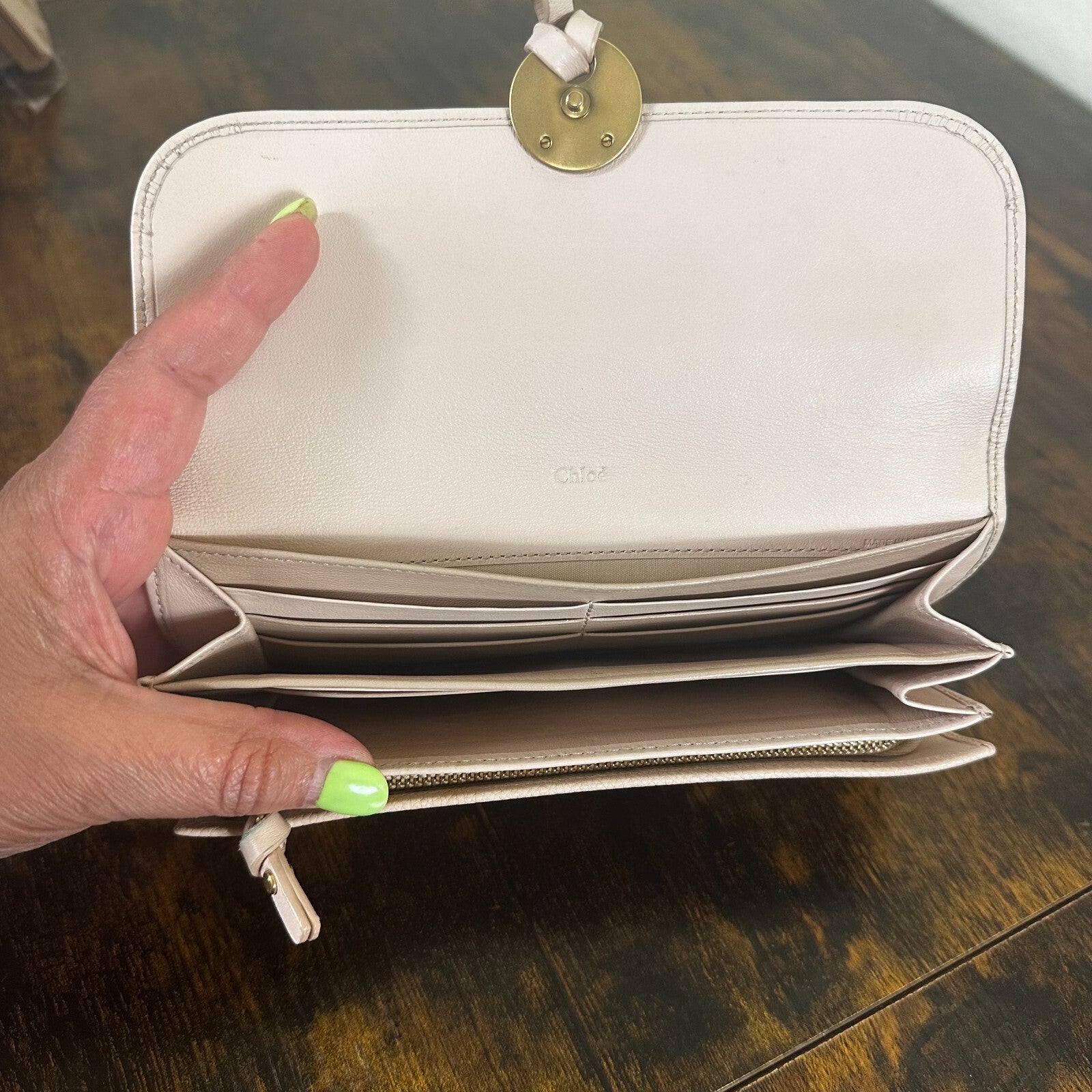 Chloe Indy Long Wallet With Flap