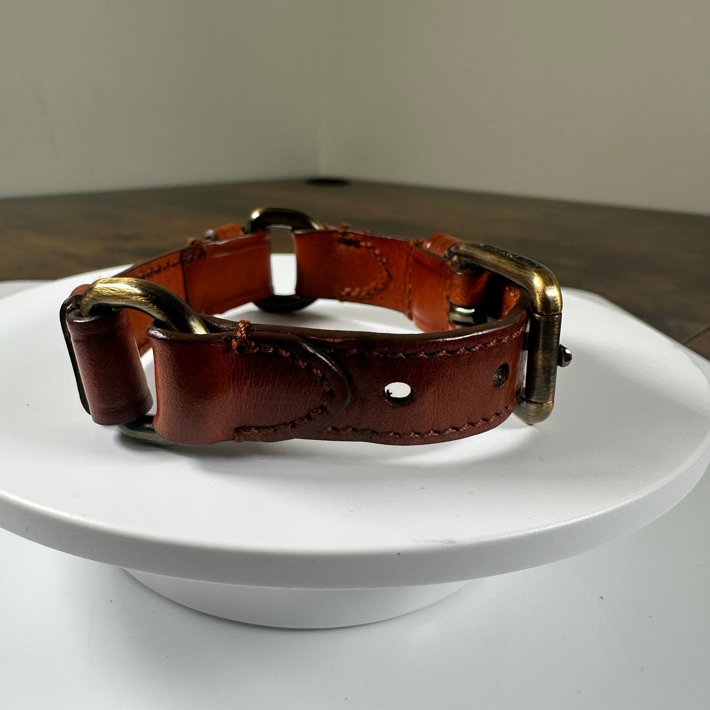 Dolce & Gabbana Brown Leather Bracelet Women's Men's