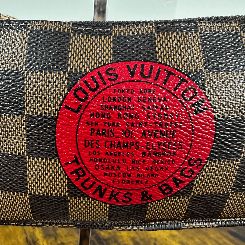 Louis Vuitton Damier Ebene Trunks & Bags Mini Pochette Bag