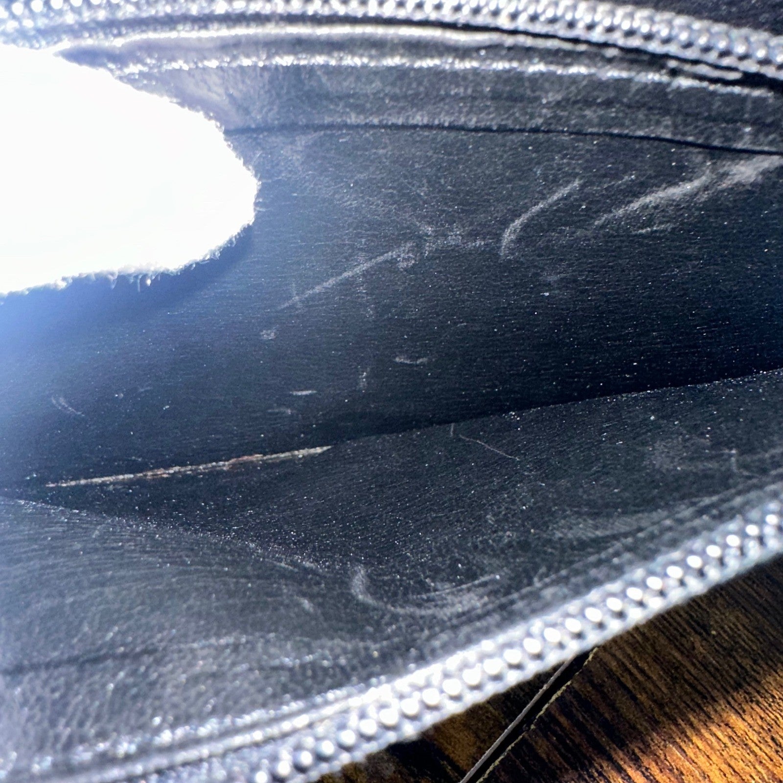 Louis Vuitton Epi Leather Belt Waist Bag Black Gold Chain Shoulder Bag