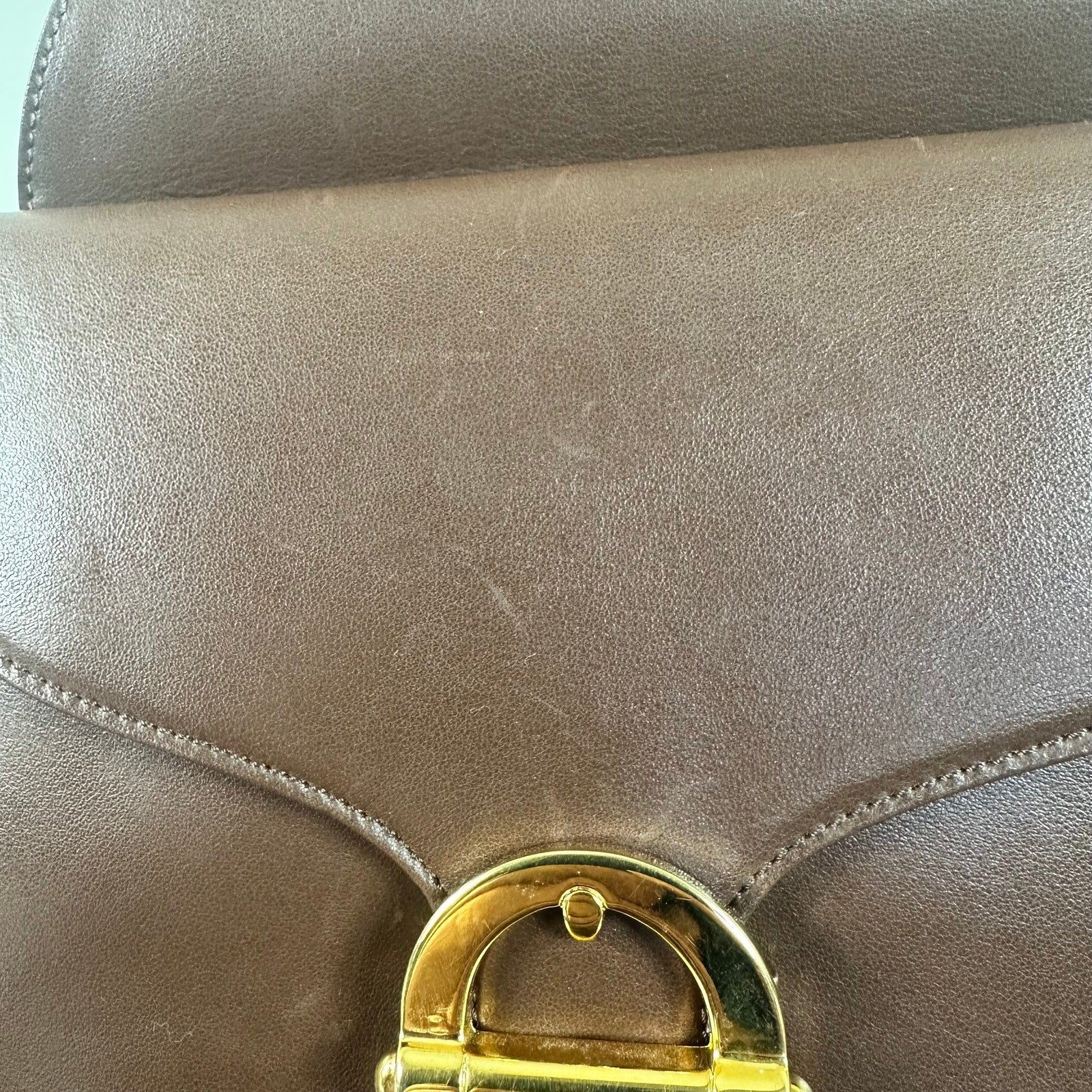 Vintage Chloe Brown Leather Sling Bag Backpack Authentic