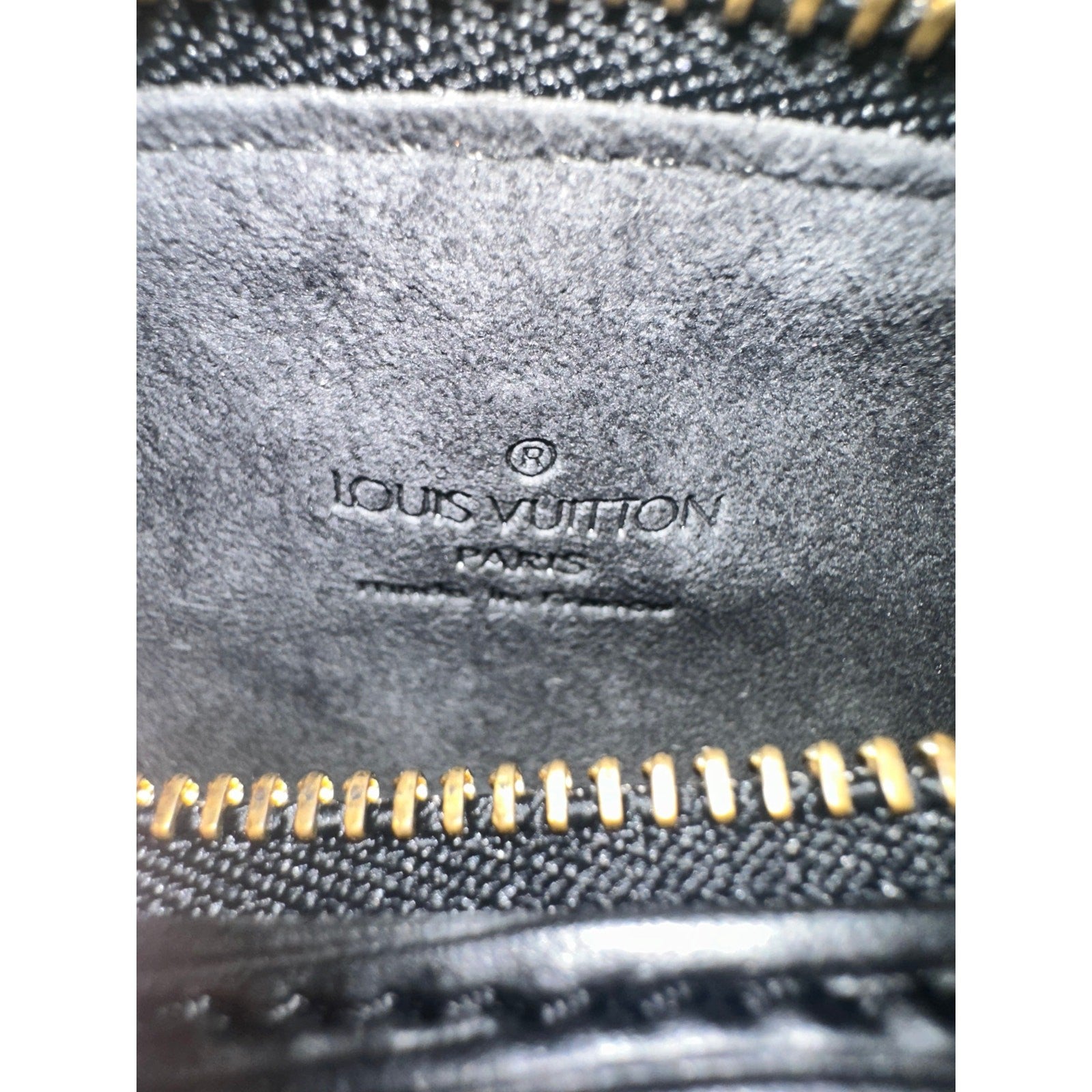 Louis Vuitton Black Epi Leather Mini Papillon Accessories Pouch