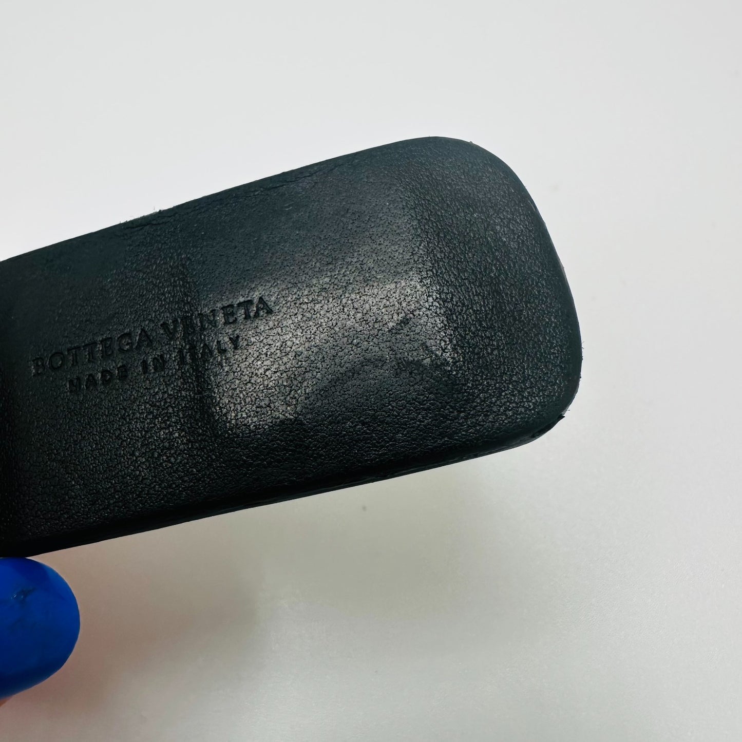 Bottega Veneta Black Intrecciato Leather Money Clip Magnetic Slim Minimalist