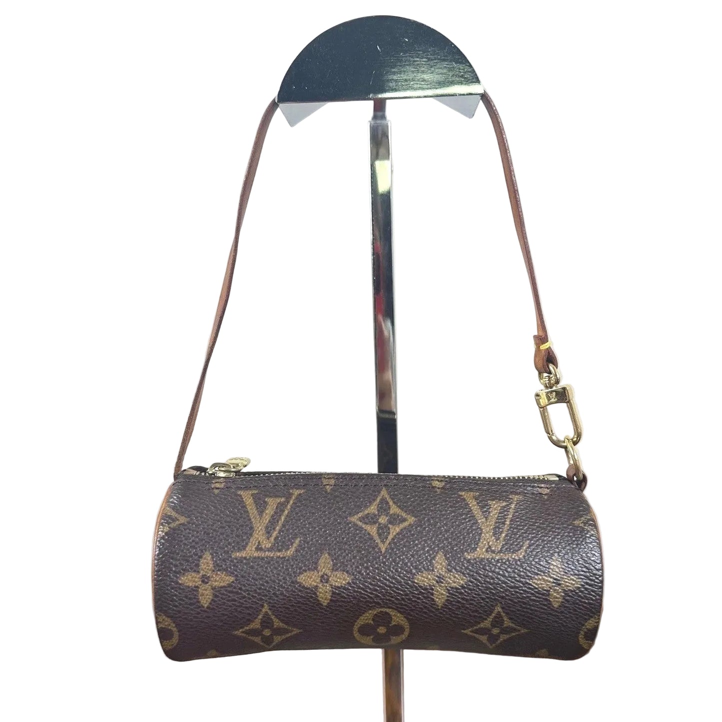 Louis Vuitton Monogram Mini Papillon Accessories Pochette Bag Purse Handbag