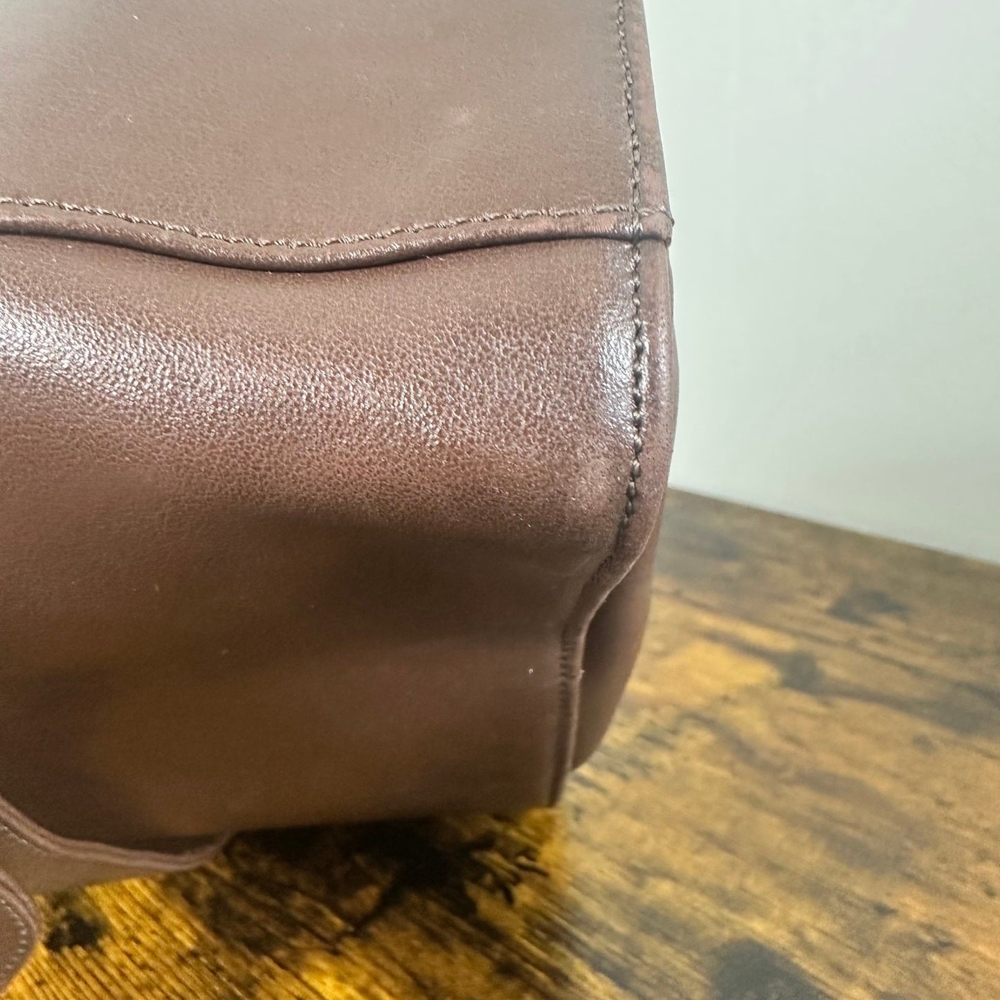 Vintage Chloe Brown Leather Sling Bag Backpack Authentic