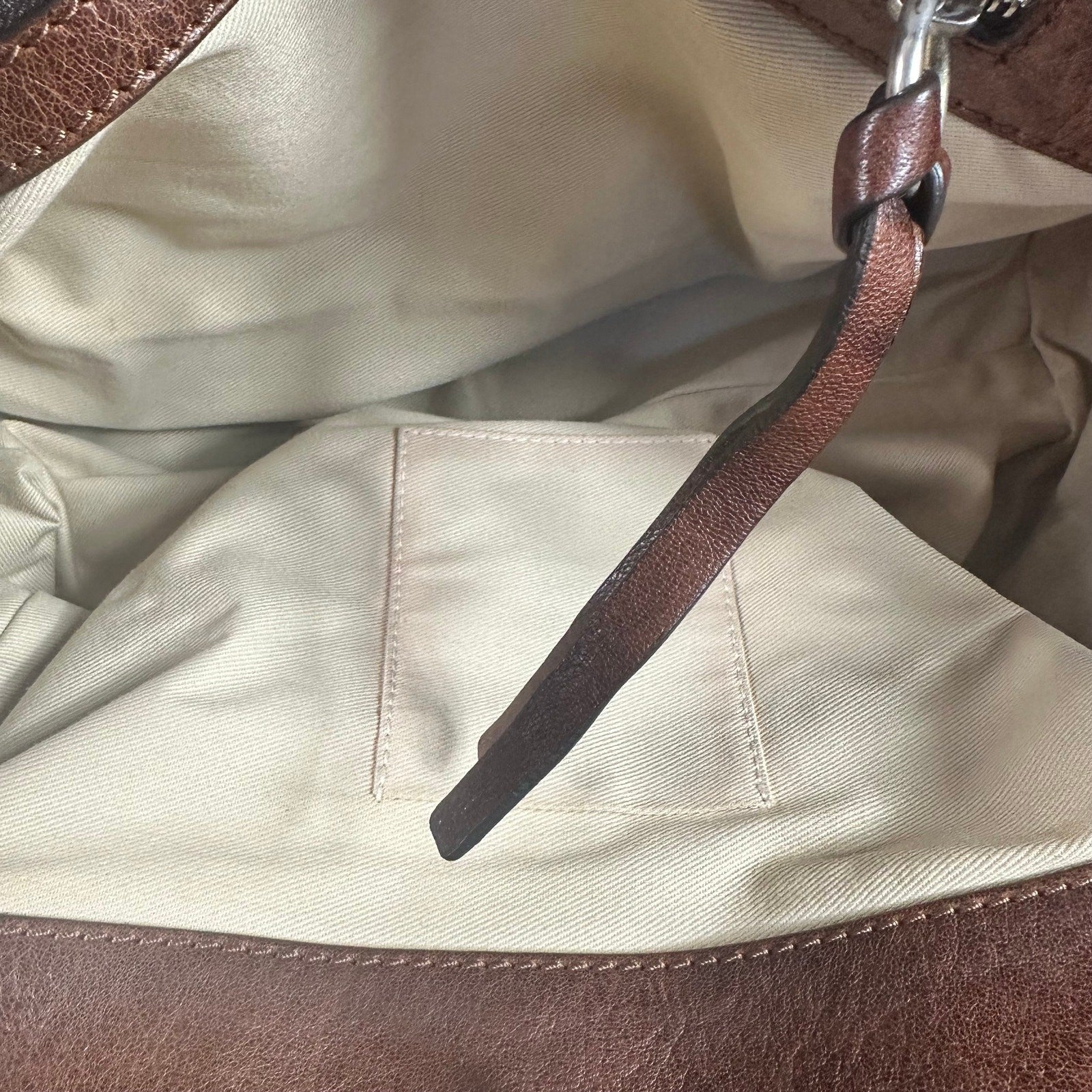 Vintage Chloe Paddington Leather & Tweed Satchel Bag Large 