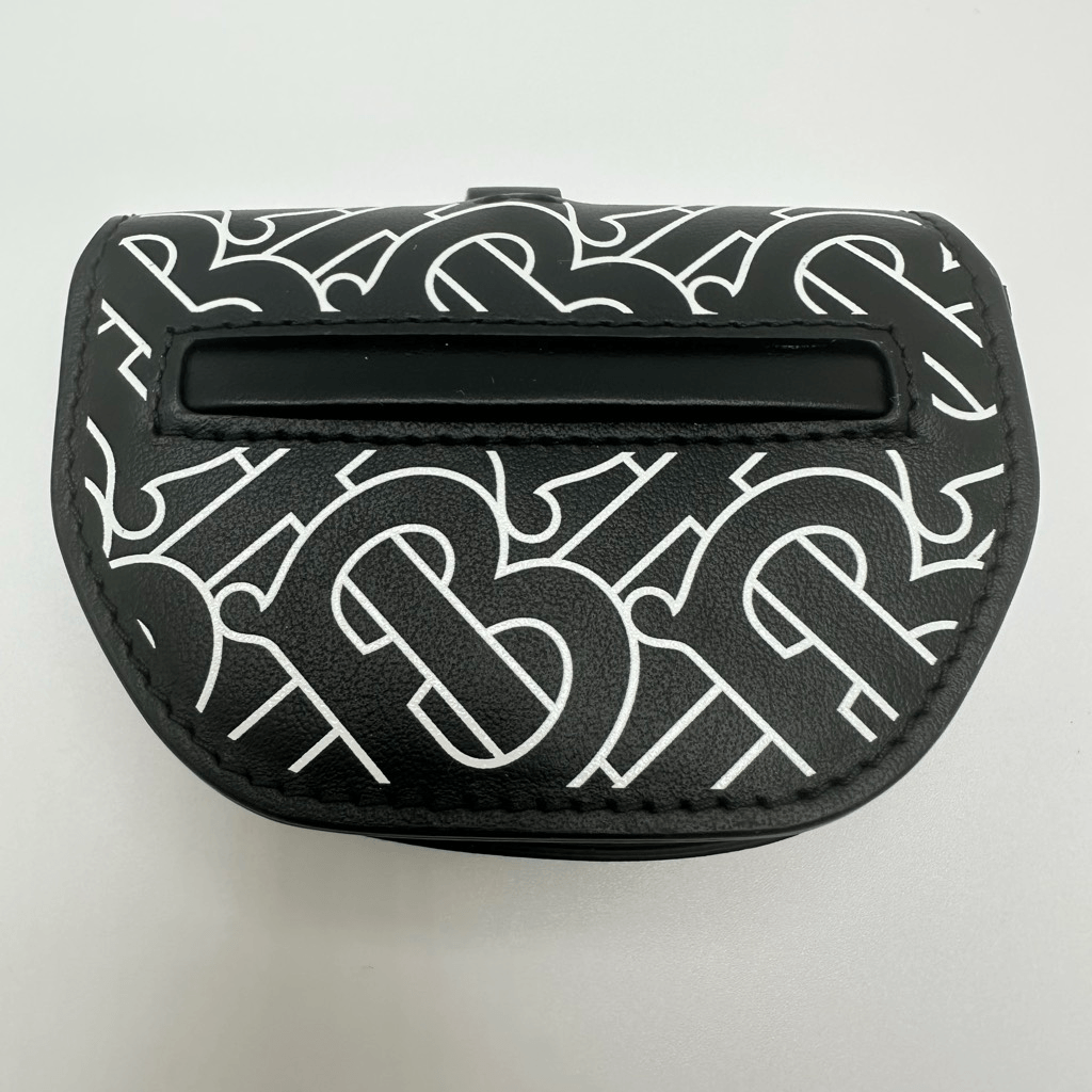 Burberry TB Logo Air Pods Case Black White Men Women