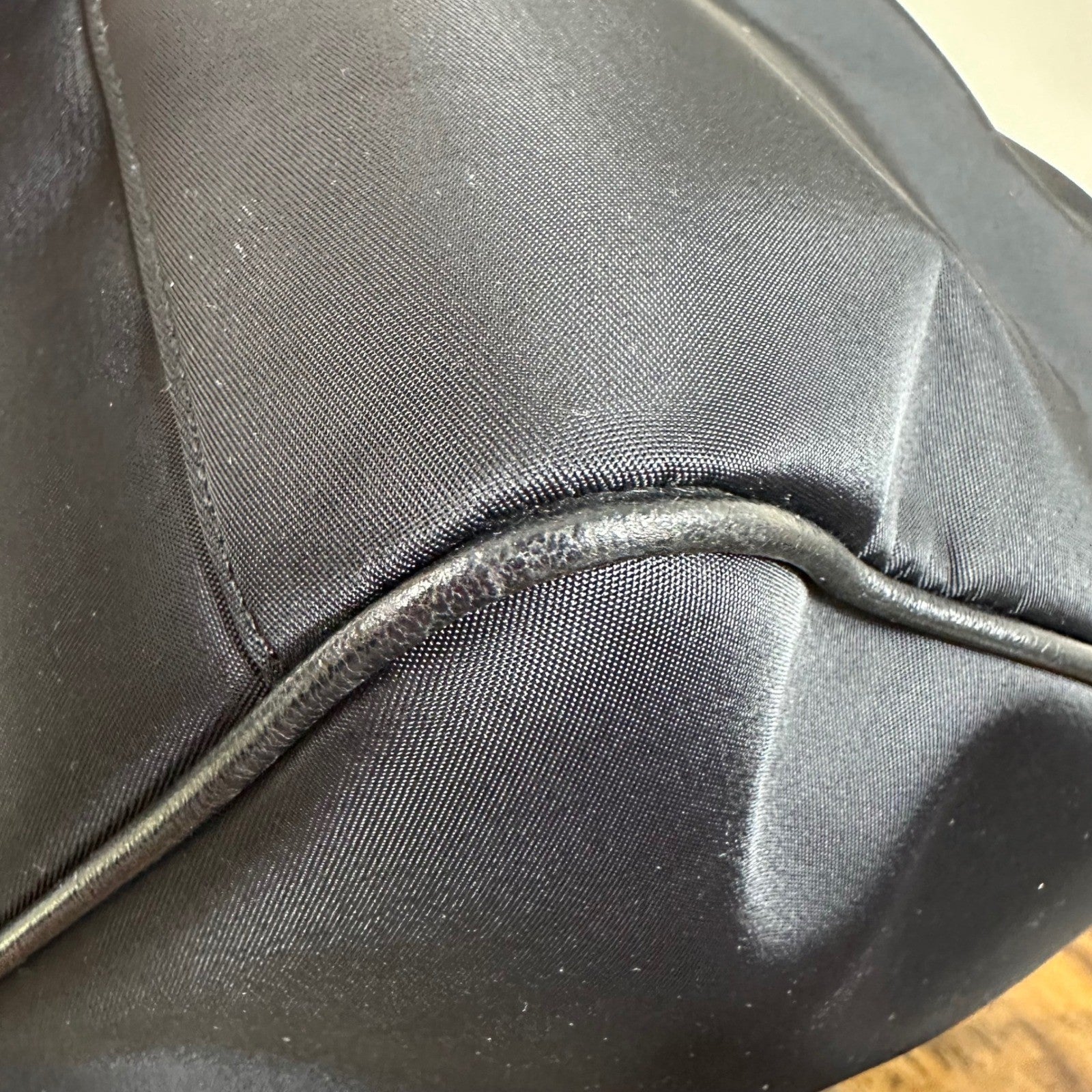 Gianni Versace Black Nylon Medusa Logo Tote Bag Made in Italy Authentic Vintage