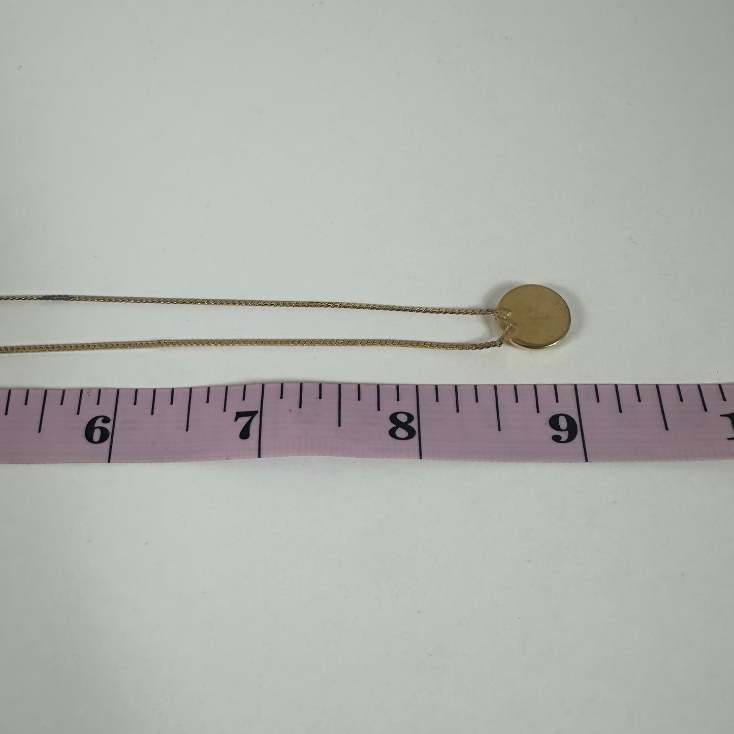 Vintage Christian Dior Necklace Gold Tone Pendant Logo Charm