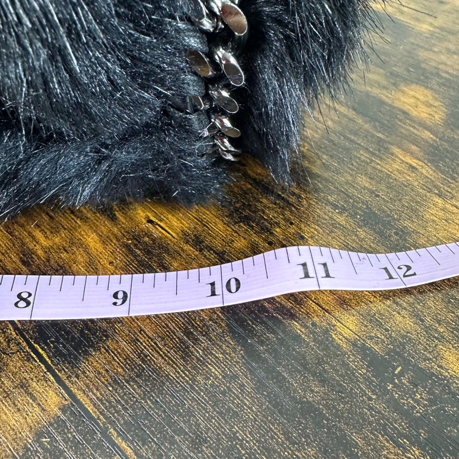 Stella McCartney Fur Free Fur Black Quilted Chain Shoulder Bag