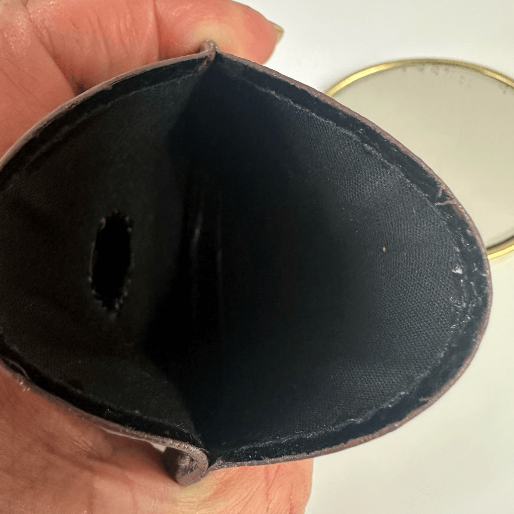 FENDI FF Vintage Mirror Case With Hand Mirror