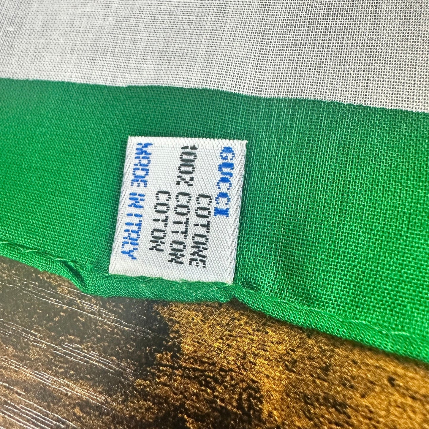 Gucci Flora Cotton Square Scarves Set of 2 With Box for Neck Hair Bag Vintage