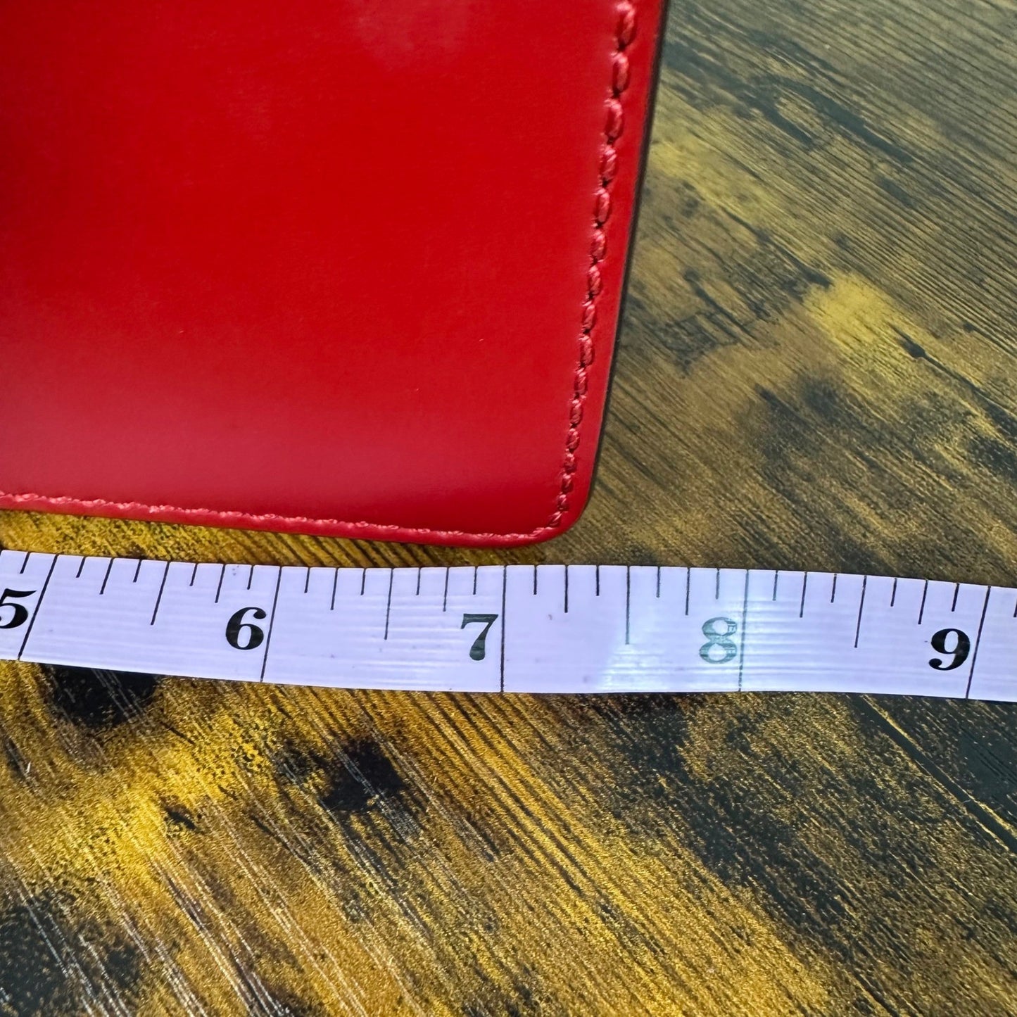 Gucci Sylvie Red Leather Chain Shoulder Bag Mini