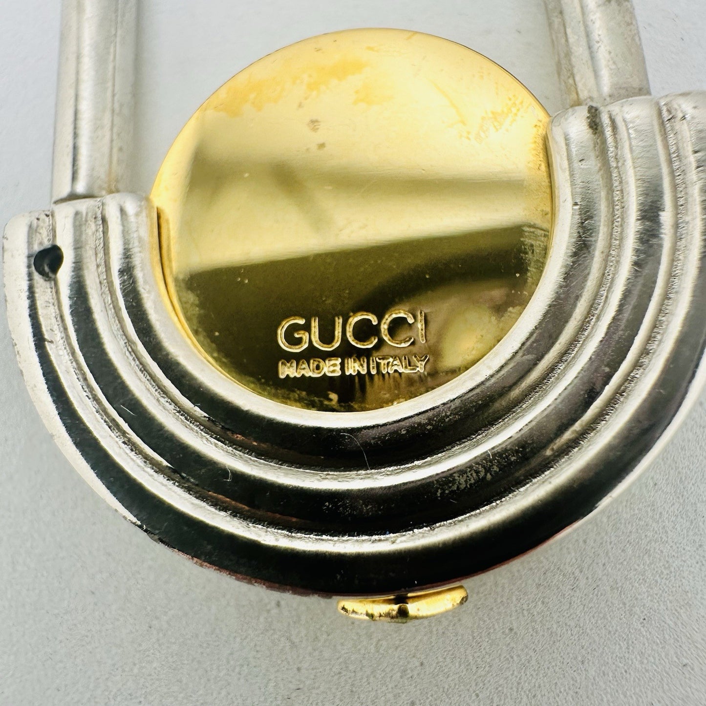 Gucci Interlocking G Two-Tone Key Ring